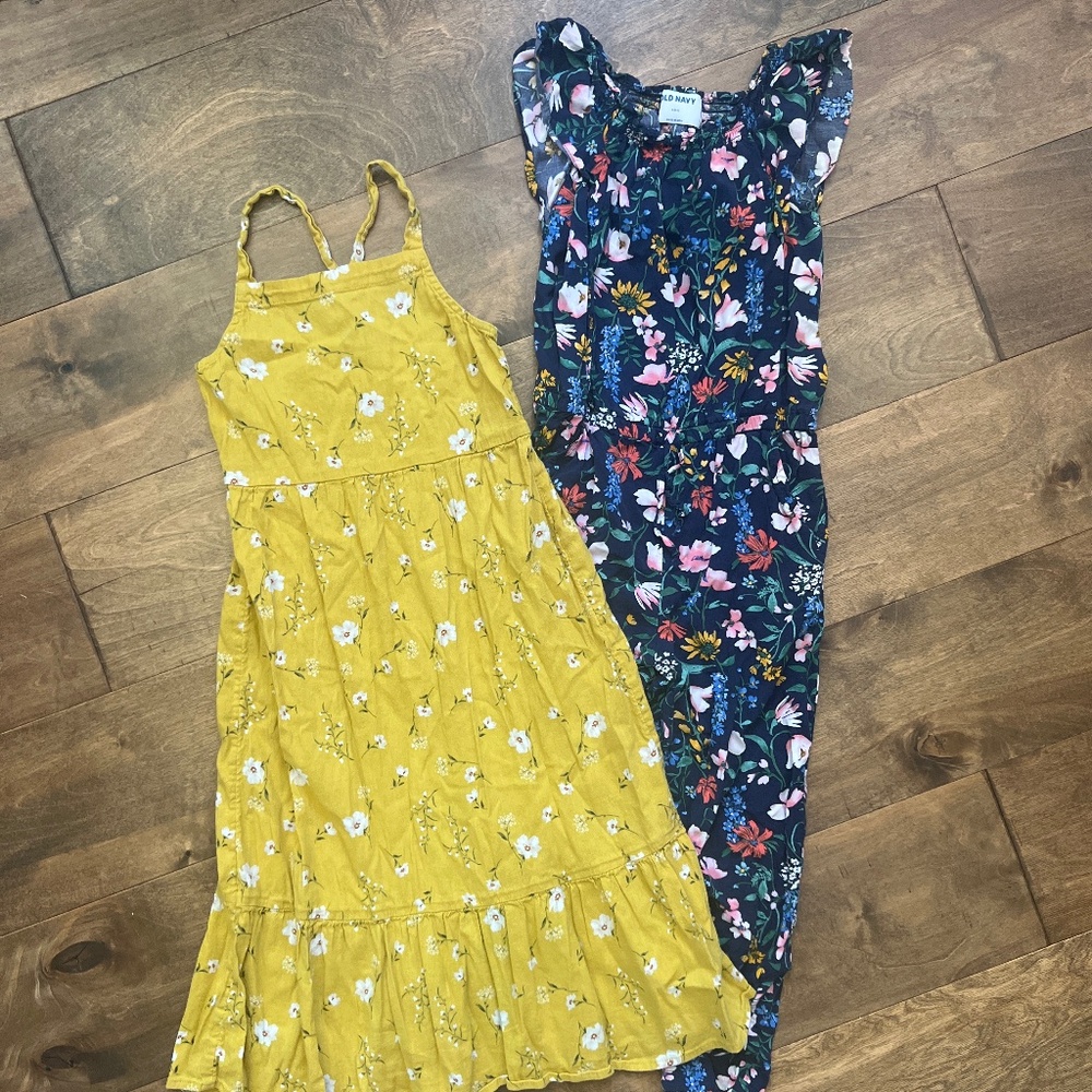 Old Navy Girl’s Floral Maxi Dress & Jumpsuit